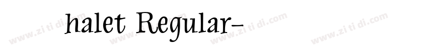 Φ禀halet Regular字体转换